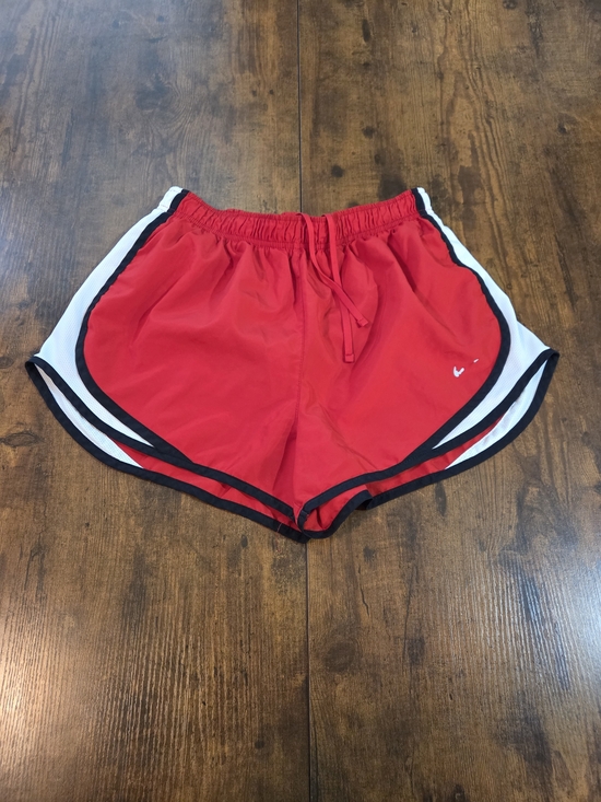 Nike Pants - Nike Womens Dri Fit Running Shorts With Liner Red White Size Large